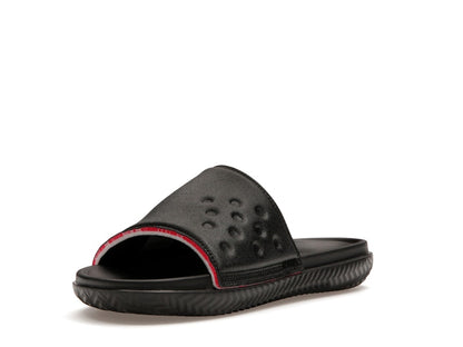 Jordan Play Slide Black University Red
