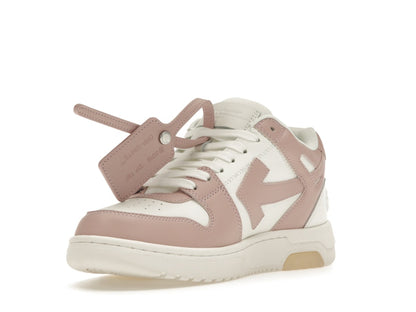 OFF-WHITE Out Of Office "OOO" Low Tops White Pink (Women's)