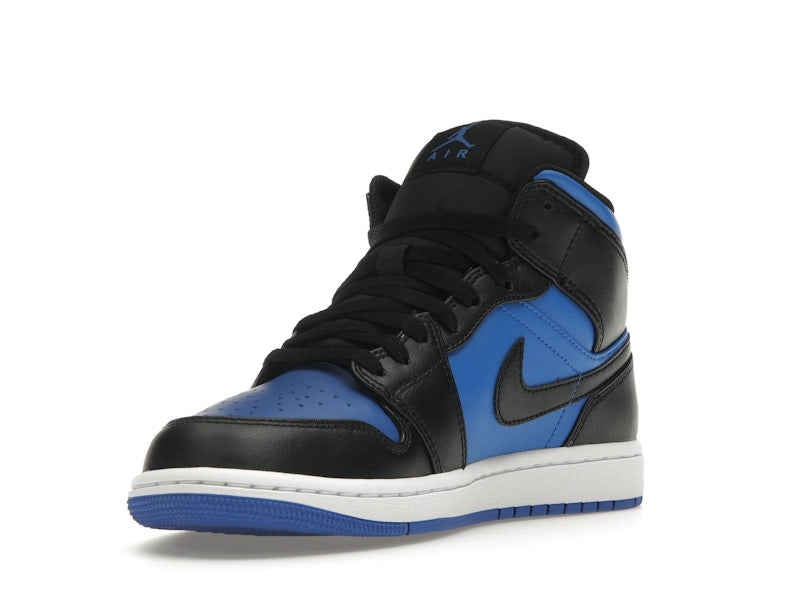 Jordan 1 Mid Black Royal Blue