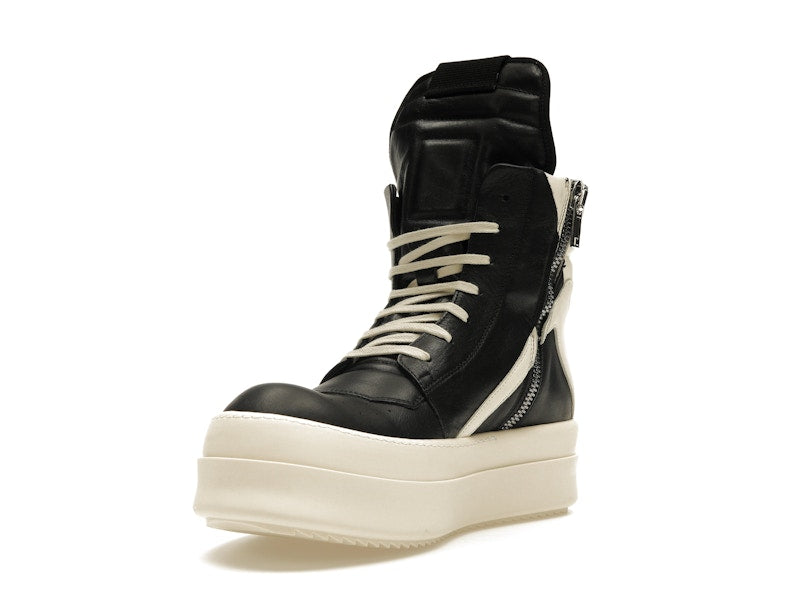 Rick Owens Mega Bumper Geobasket Black Milk