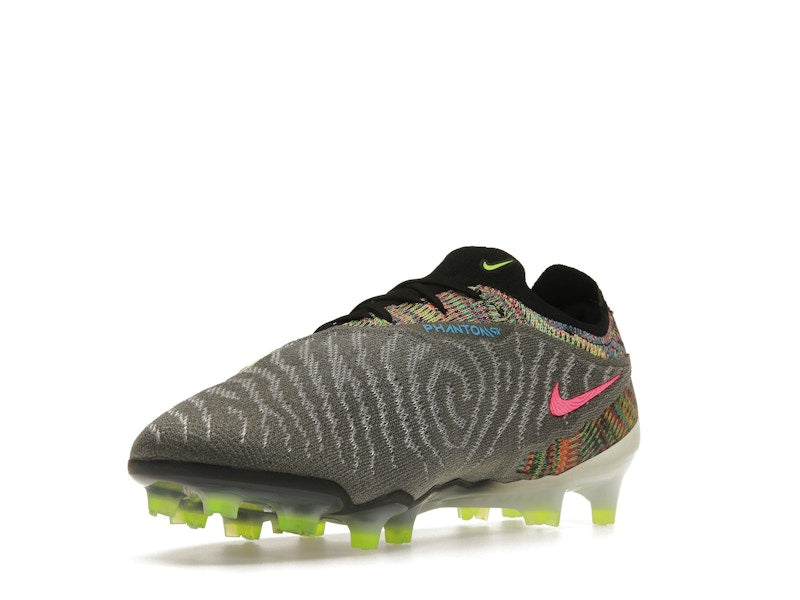 Nike Gripknit Phantom GX Elite Fusion FG Black White Blue Glow Volt