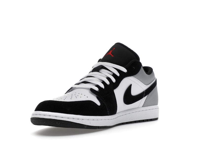 Jordan 1 Low SE White Fire Red Black Matte Silver