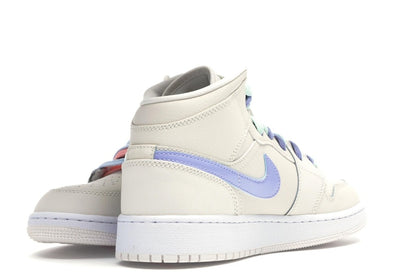 Jordan 1 Mid Multi-Color Swoosh Phantom (GS)
