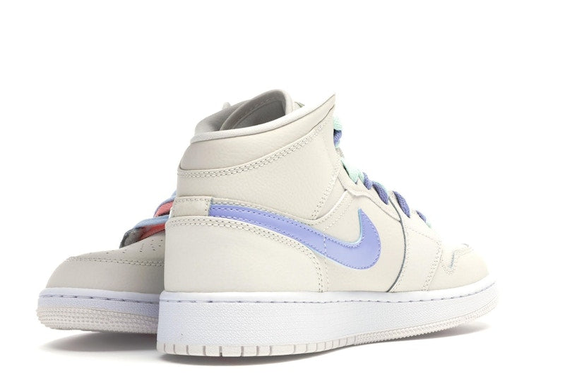 Jordan 1 Mid Multi-Color Swoosh Phantom (GS)