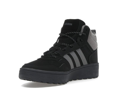 adidas Hoops 4.0 Mid Black Grey Four