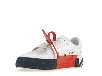 OFF-WHITE Vulcanized Low White Blue Canvas