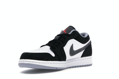 Jordan 1 Low Black White Wolf Grey Infrared 23