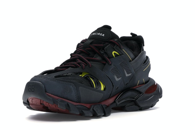 Balenciaga Track Trainers Black Bordeaux