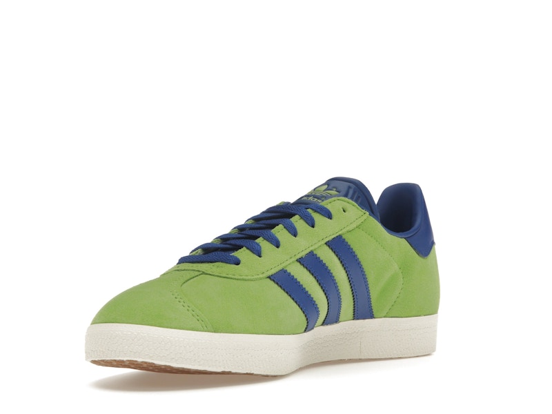 adidas Gazelle Lime Royal Blue