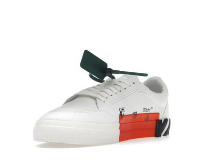 OFF-WHITE Vulc Low Canvas White Red Arrow Black