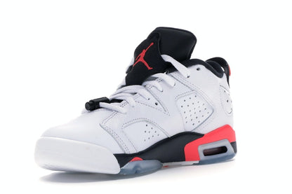 Jordan 6 Retro Low White Infrared 23 Black (GS)