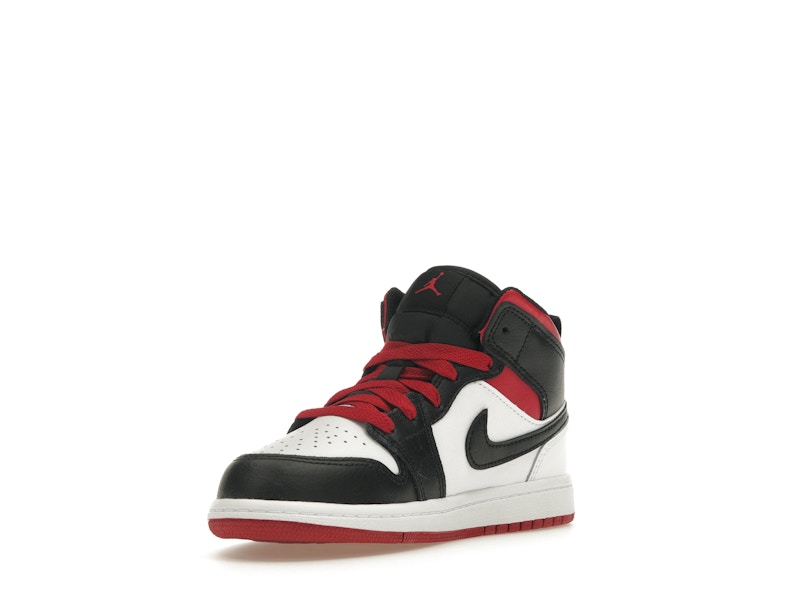 Jordan 1 Mid Gym Red Black Toe (PS)