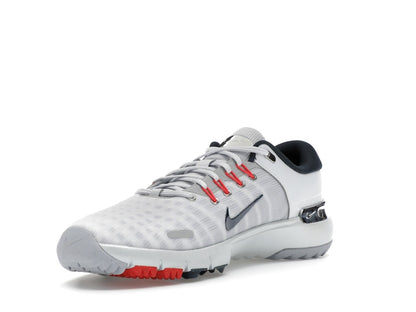 Nike Free Golf Pure Platinum Light Crimson Wolf Grey Armory Navy