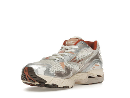 Mizuno Wave Rider 10 White Silver Orange
