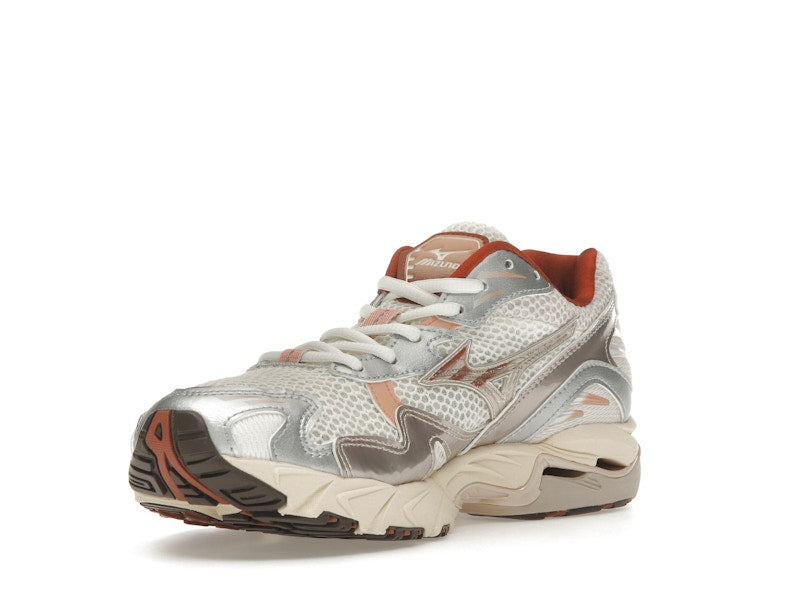 Mizuno Wave Rider 10 White Silver Orange