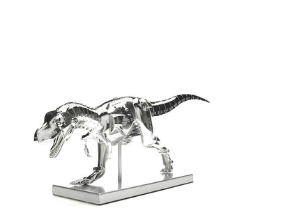 Hajime Sorayama T-Rex Cyborg Dinosaur Figure Silver