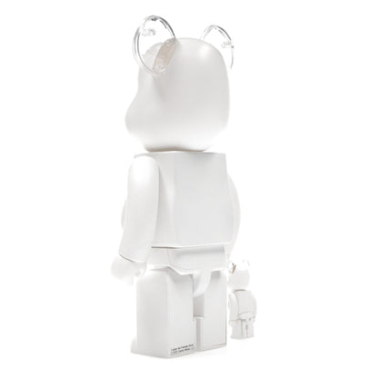 Bearbrick Casper the Friendly Ghost 100% & 400% Set White