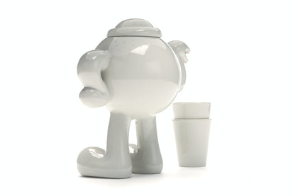 James Jarvis Glazed Porcelain Teapot White