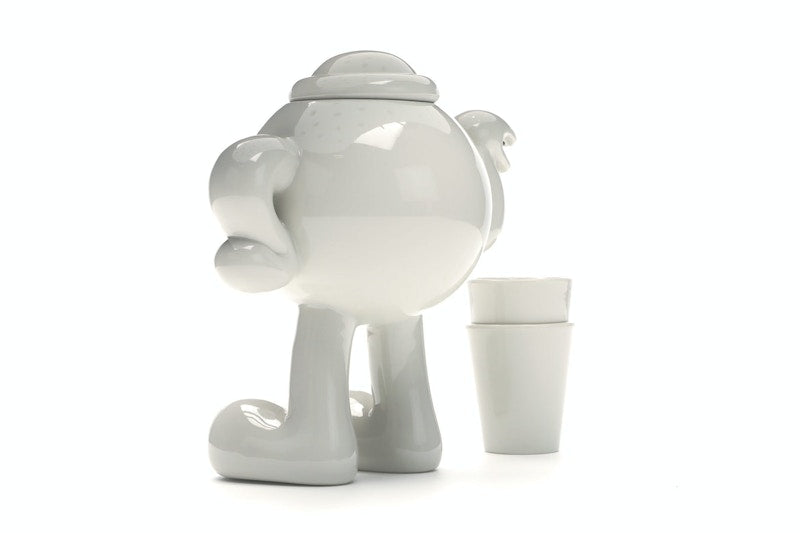 James Jarvis Glazed Porcelain Teapot White