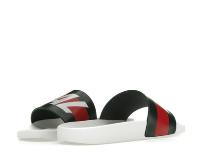 Palace x Gucci Logo Web Slide Sandal White