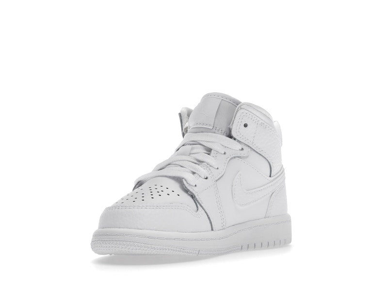 Jordan 1 Mid Triple White (2021) (PS)
