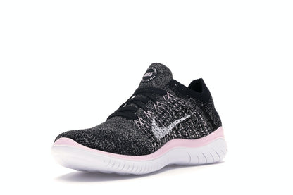 Nike Free RN Flyknit 2018 Black Pink Foam (Women's)