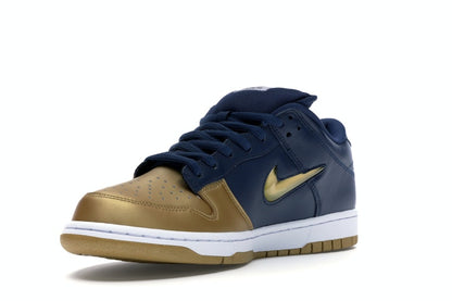 Nike SB Dunk Low Supreme Jewel Swoosh Gold