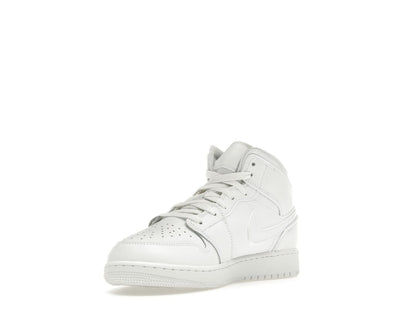 Jordan 1 Mid Triple White (2023) (GS)
