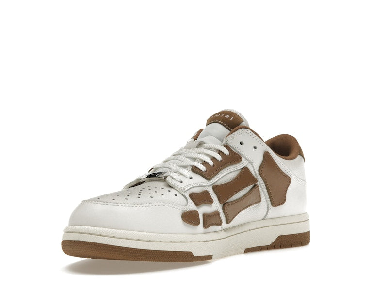 AMIRI Skel Top Low White Brown White