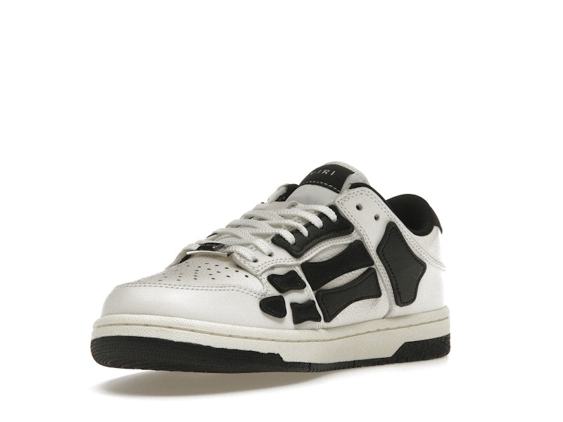 AMIRI Skel Top Low White Black White