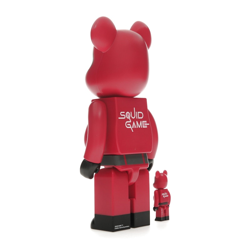 Bearbrick x Squid Game Guard (Square) 100% & 400% Set