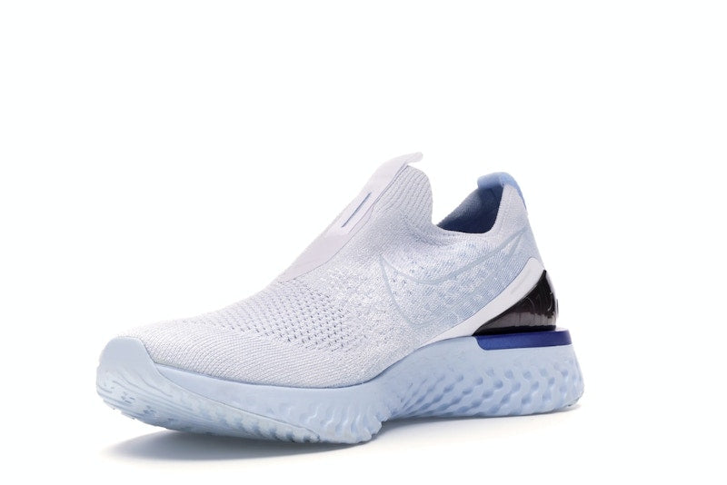 Nike Epic React Moc Flyknit White Hydrogen Blue