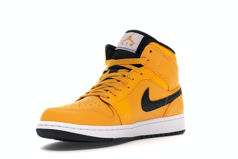 Jordan 1 Mid University Gold Black