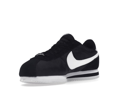 Nike Cortez Basic Nylon Black White-Metallic Silver