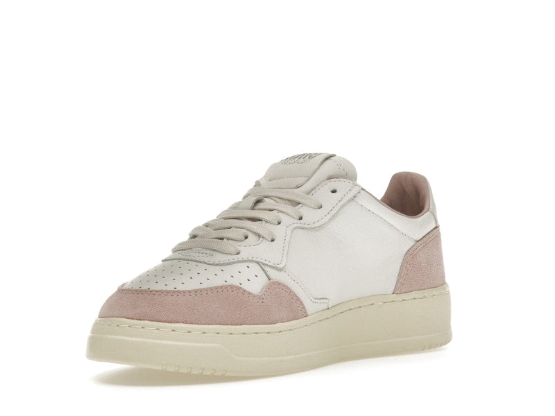 Autry Medalist Leather Low White Powder (Women's)
