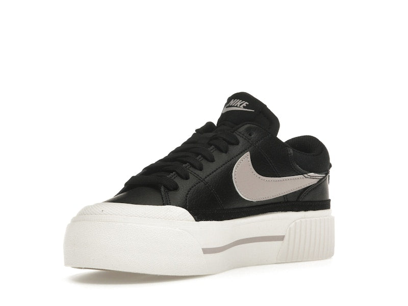 Nike Court Legacy Lift Black Sail Platinum Violet (Women's)