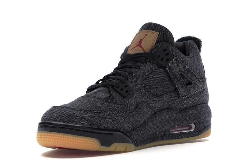 Jordan 4 Retro Levi's Black (GS) (Blank Tag)