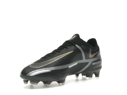 Nike Phantom GT2 Elite FG Black Metallic Dark Grey Metallic Gold