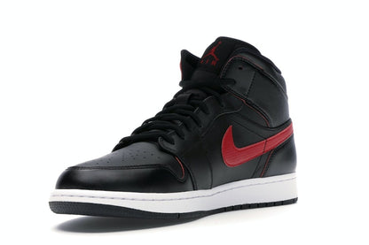 Jordan 1 Retro Mid Black Team Red