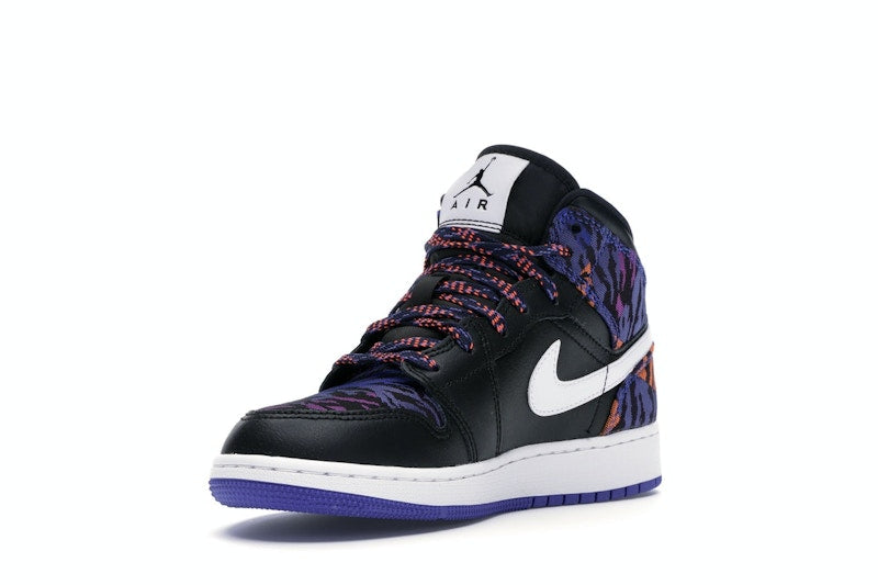 Jordan 1 Mid Multi-Color Tiger Stripe (GS)