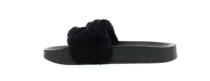 Puma Fur Slide Fur Slide Black (Women's)
