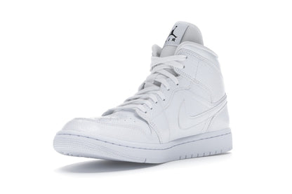 Jordan 1 Mid White Snakeskin (Women's)
