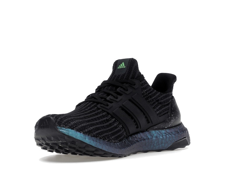 adidas Ultra Boost Black Green Zest