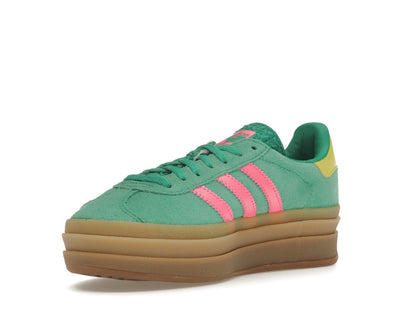 adidas Gazelle Bold Court Green Lucid Pink (Women's)