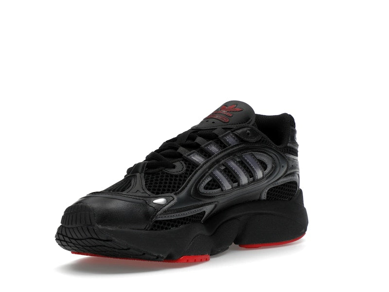 adidas Ozmillen Core Black Grey Better Scarlet