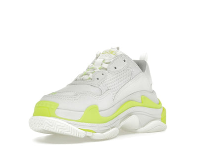 Balenciaga Triple S White Fluo Yellow (Women's)