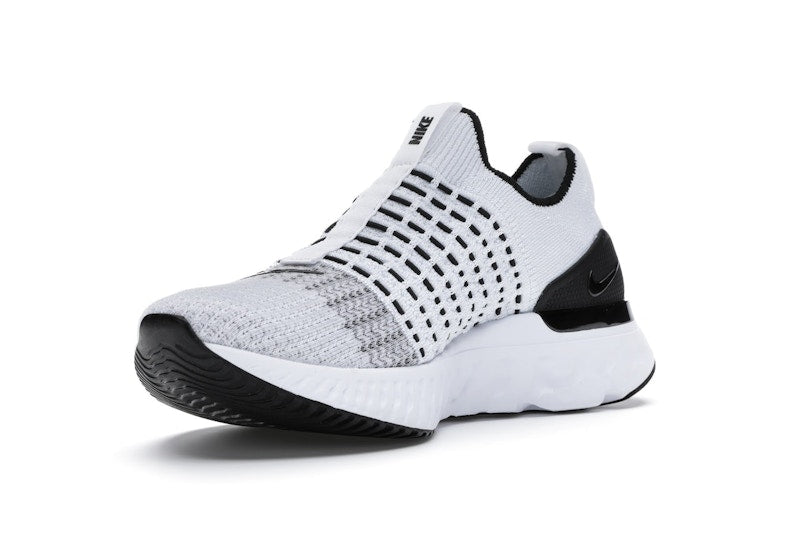 Nike React Phantom Run Flyknit 2 White Black