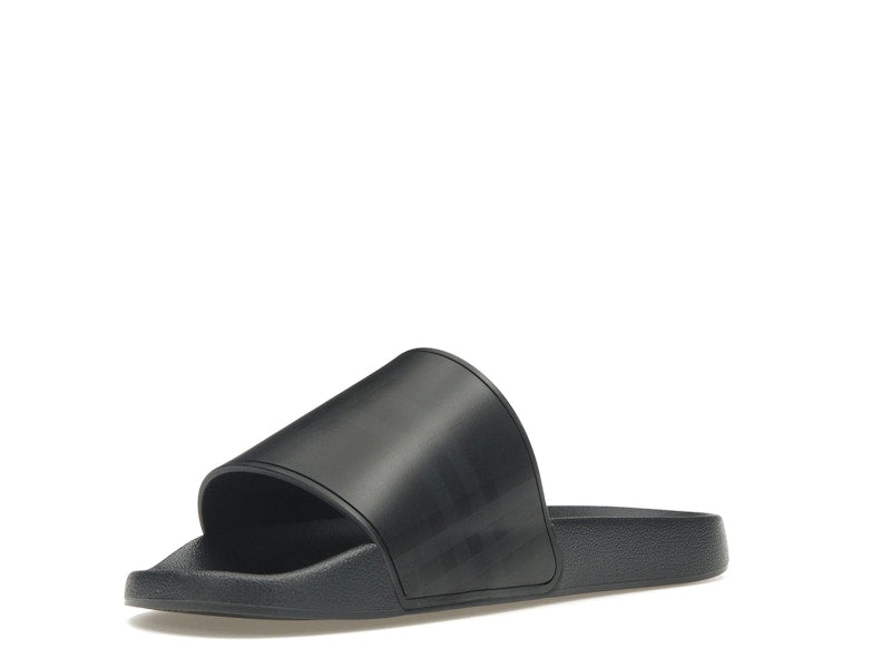 Burberry Embossed Logo Slides Dark Blue
