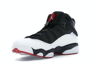 Jordan 6 Rings Black White Gym Red