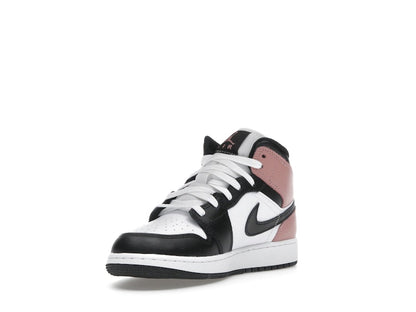 Jordan 1 Mid White Rust Pink Black (GS)